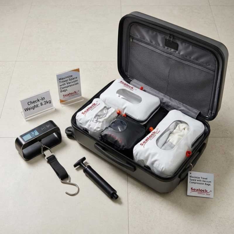 OEM vakuuminiai suspaudimo maišeliai – suvirinti, MOQ 300 | CN ir VN