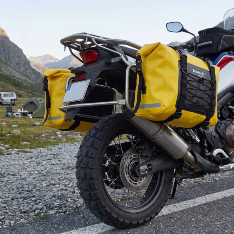 Neperšlampami motociklų krepšiai – Suvirintas PVC, 40–80L | OĮG